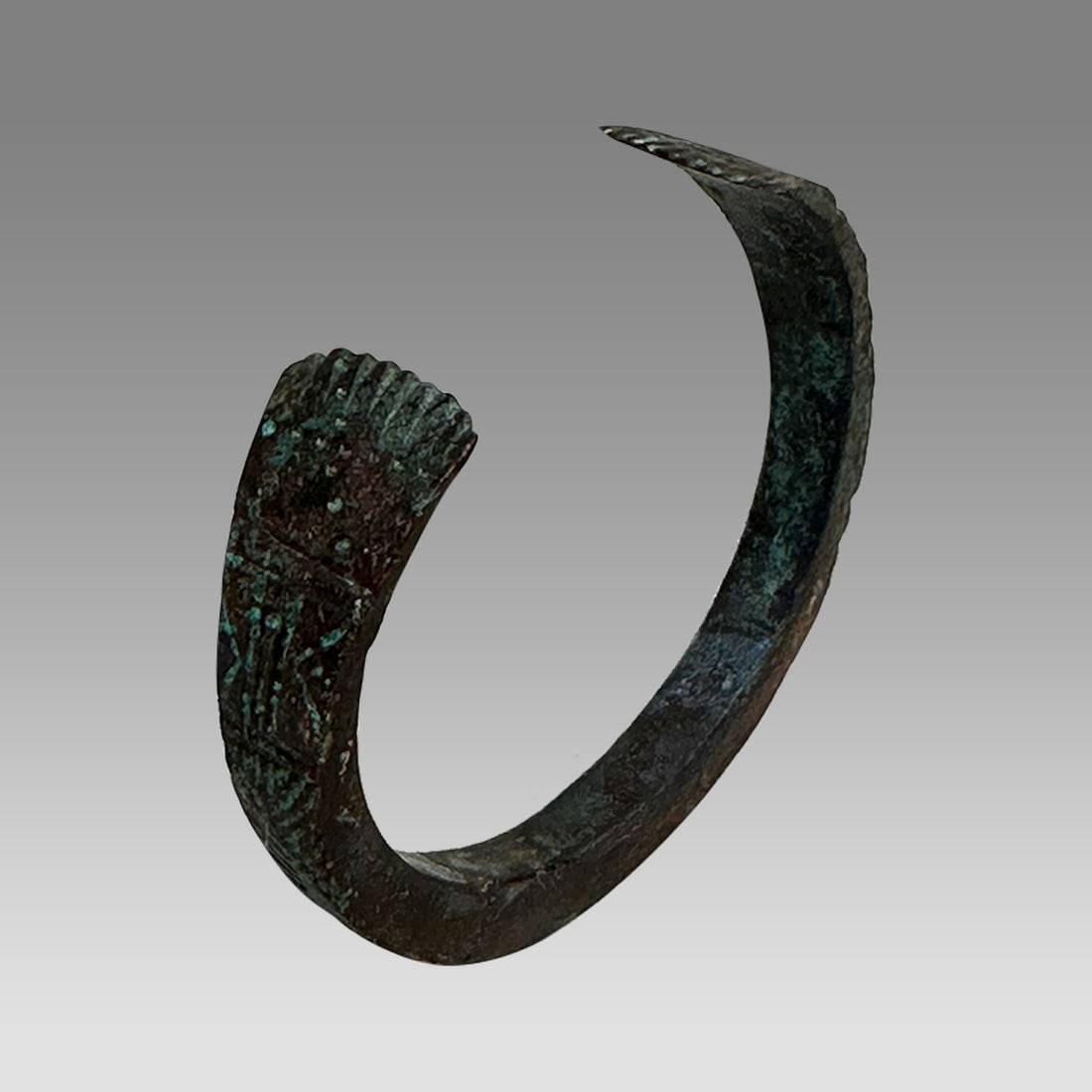 Ancient Roman/Celtic, Decorated Bronze Bracelet, Ist-4th Century AD, (1 of 3)