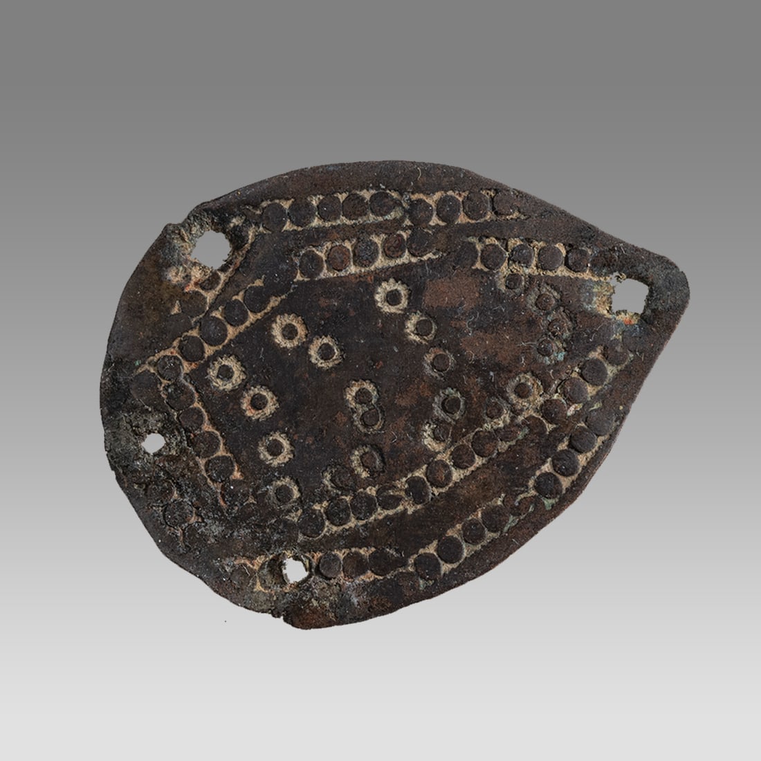 Ancient Holy Land Iron Age Bronze Pendant c.1000 BC. (1 of 2)