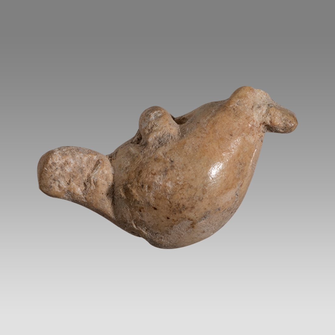 Ancient Sumerian, Stone Bird Amulet with Loop, 3000-900 BC, (1 of 2)