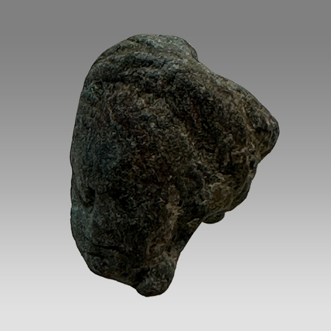 Ancient Roman, Stone Female Head, 3/4 Facing Left, Ist-4th Century AD, (1 of 2)