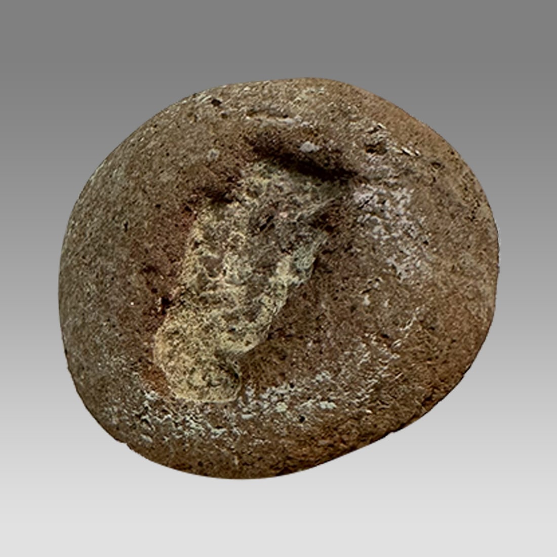 Ancient Egyptian Minature Clay Mold, c.600-300 BC,: Ancient Egyptian Minature Clay Mold, c.600-300 BC, Size 25 mm. Fine and scarce mold for a scarb amulet with bird impression. inventory#A27806. Provenance: Ex The Time Machine.