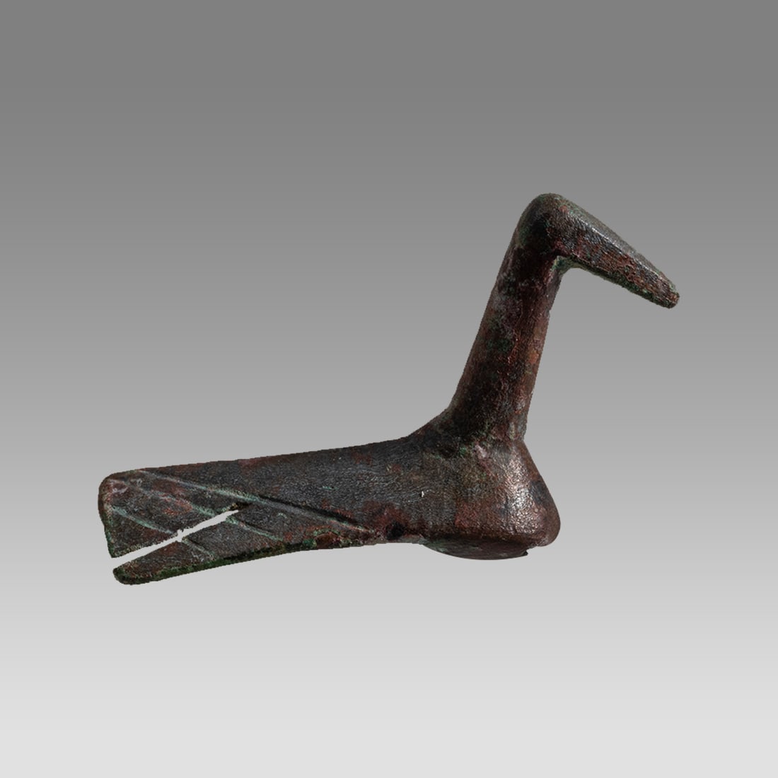 Ancient Luristan, Bronze Bird c.1100-900 BC. (1 of 2)