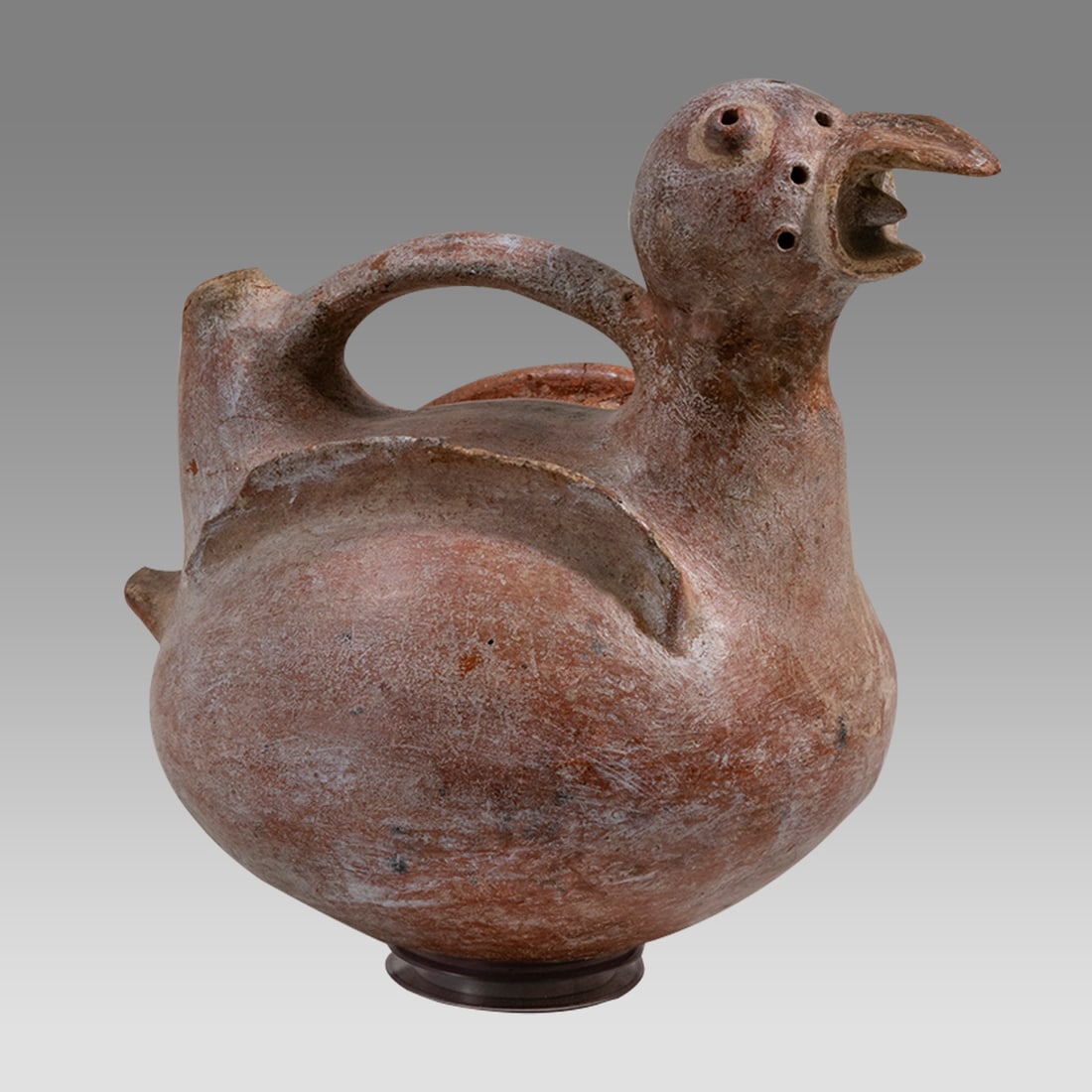 Vicus Bird Pottery Vessel Ca. 200 B.C. - 100 A.D. (1 of 3)
