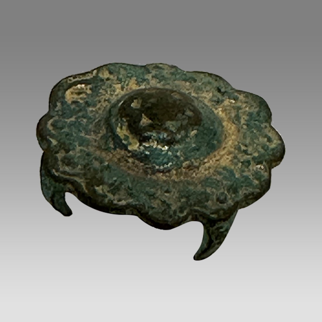 Ancient Roman Gilded Bronze Belt Ornament c.2nd century AD. (1 of 2)