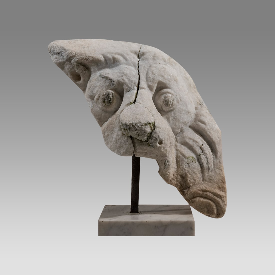 Ancient Roman Marble Lion Head c.2nd century AD. (1 of 4)
