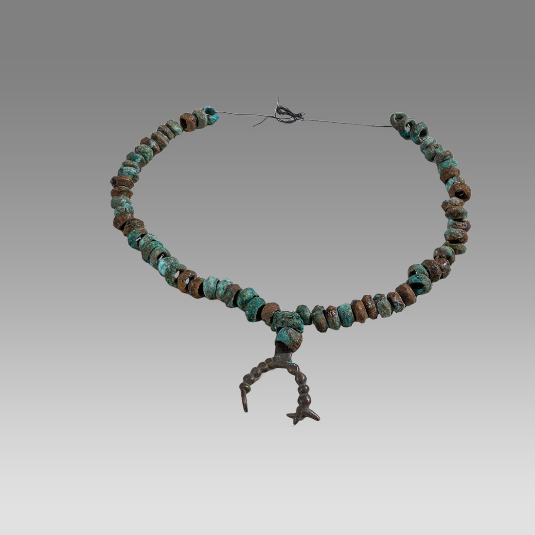 Ancient Mesopotamian Bronze Beads Necklace c.1000 BC. (1 of 1)