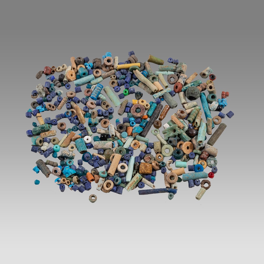 lot of Egyptian Faience Beads and Agate Beads c.300-50 BC. (1 of 1)