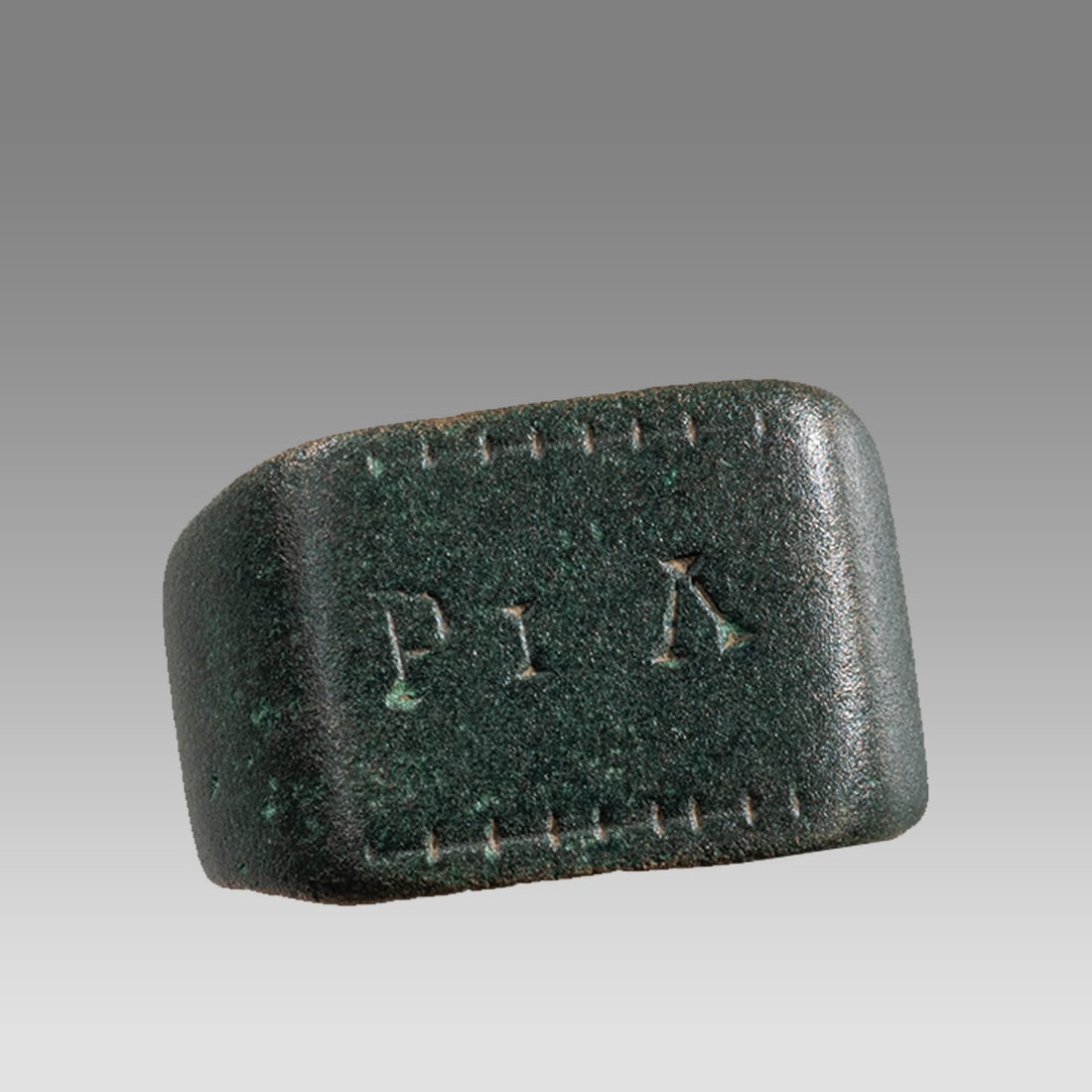 Ancient Roman Bronze Ring with inscriptions c.2nd century AD. (1 of 2)