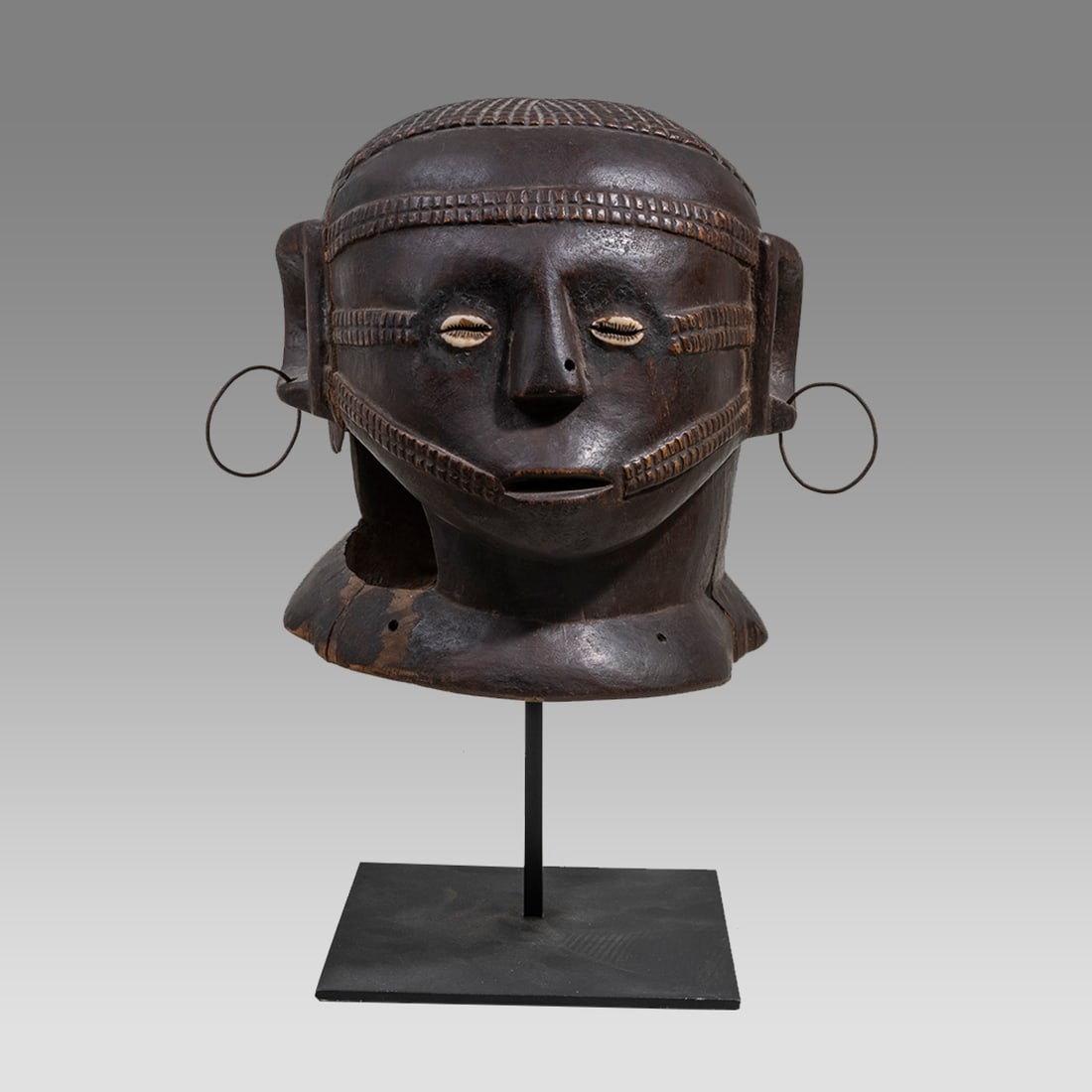 Tabwa Helmet Mask, Style of Democratic Republic of Congo. (1 of 4)
