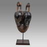 Guro Style Double Mask with Two Birds Ivory Coast.