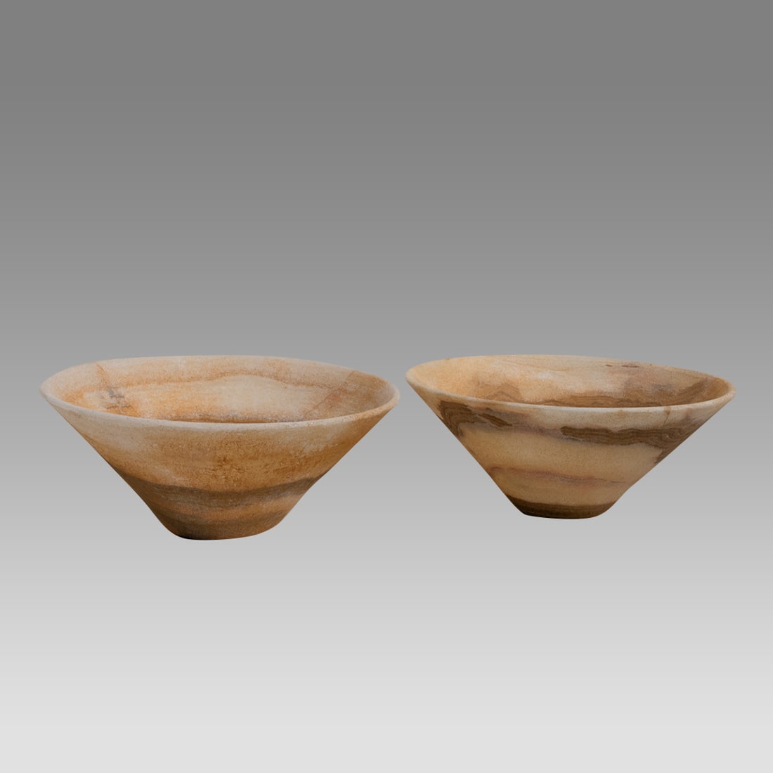 A Pair of Bactrian Style Alabaster Bowls. (1 of 4)