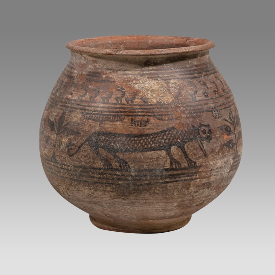 Ancient Indus Valley Terracotta Bowl With Lions c.2000 BC. (1 of 3)