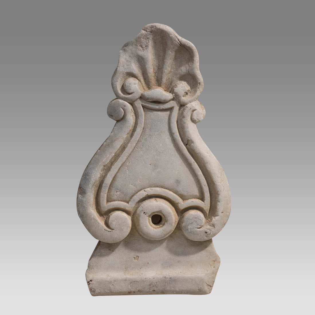 Ancient Roman Marble Acanthus Blossom Fountain Part Ca. 2nd - 3rd century A.D. (1 of 2)