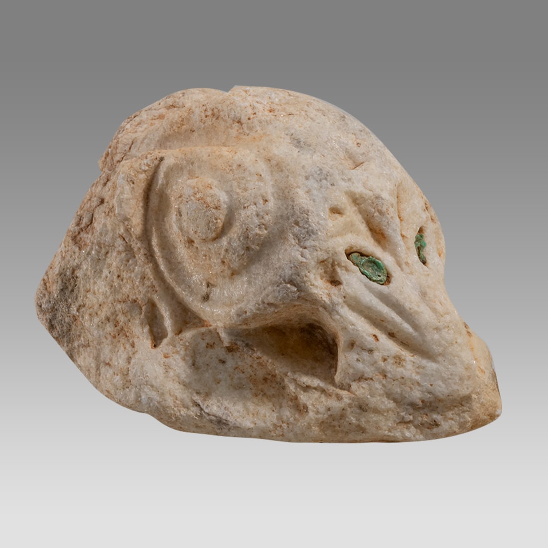 Ancient Roman Marble Capital Fragment Ca. 1st - 2nd century A.D. (1 of 2)