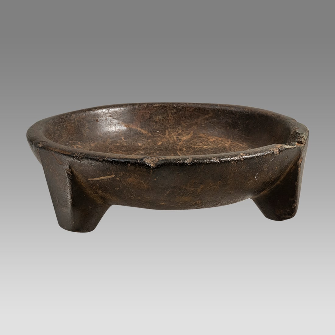 Ancient Anatolian Stone Footed Bowl c.2000 BC. (1 of 3)