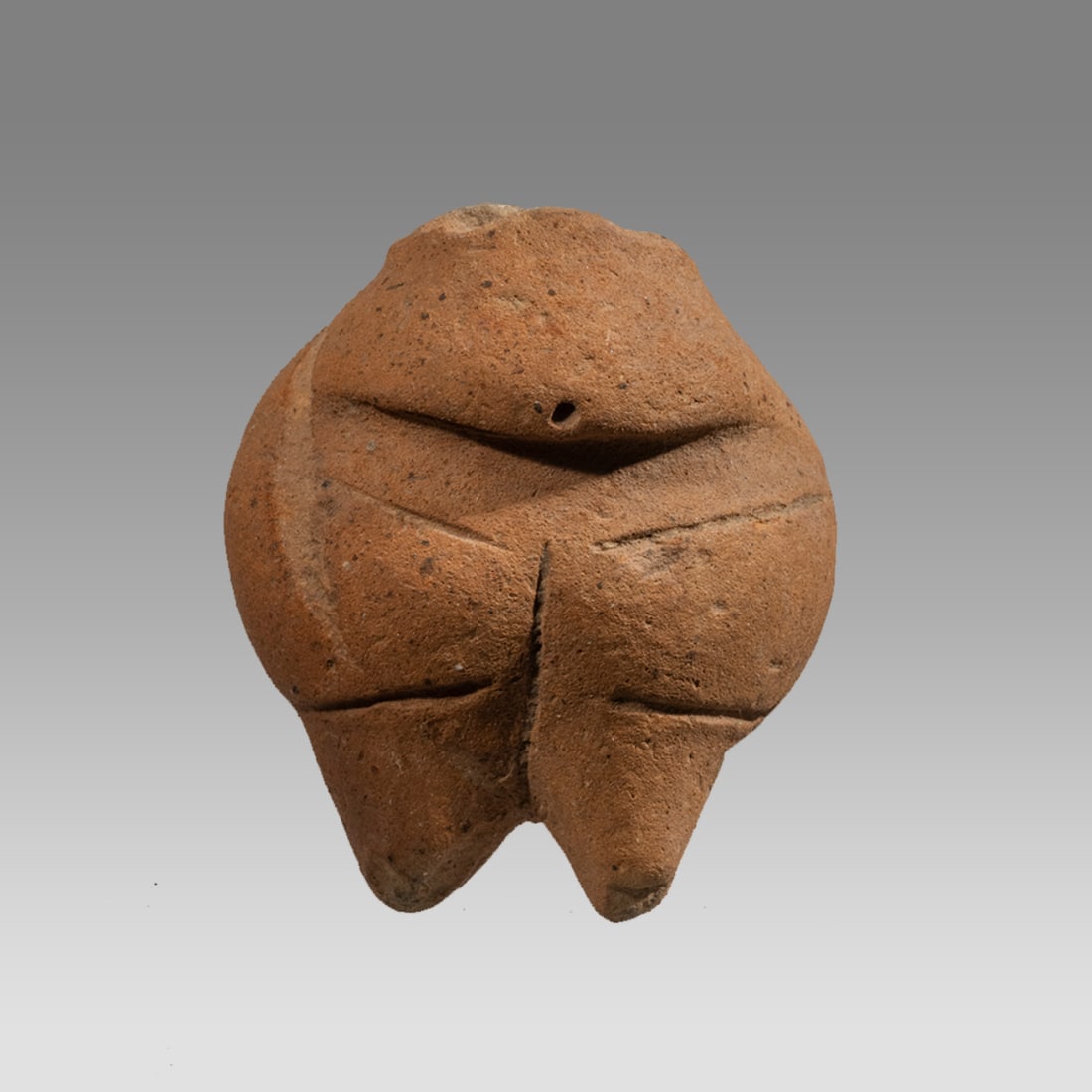 Ancient Greek Thessalian Neolithic pottery idol Torso c.6th-5th Millennium BC. (1 of 3)