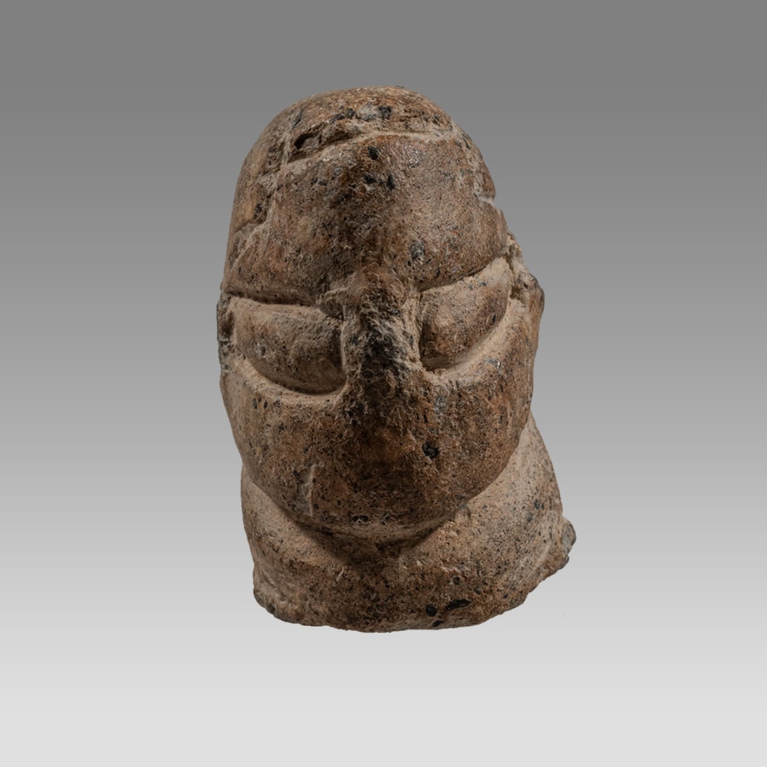 Ancient Greek Thessalian Neolithic pottery idol Head c.6th-5th Millennium BC. (1 of 3)