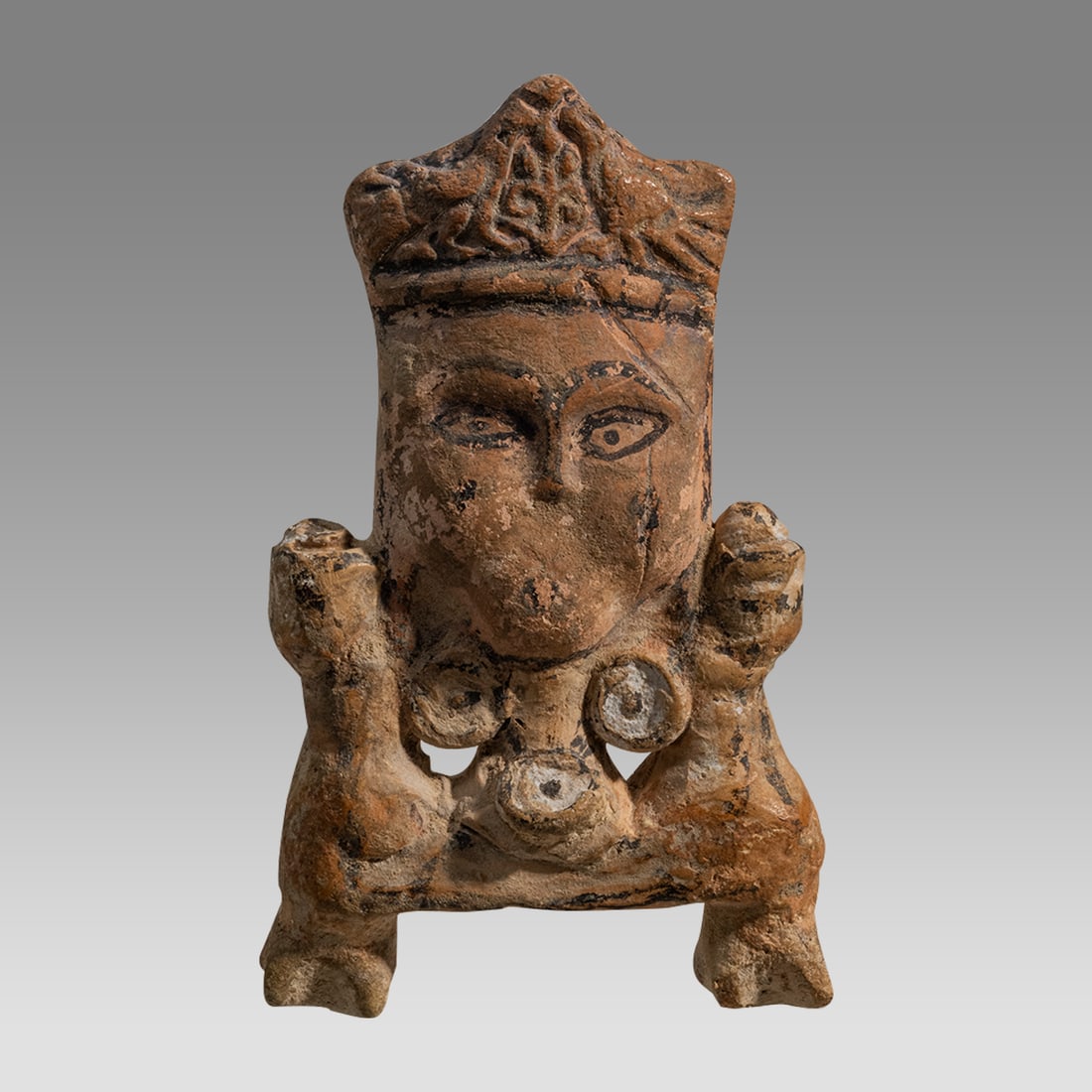 Ancient Greek Boeotian Terracotta Idol c.500 BC. (1 of 3)