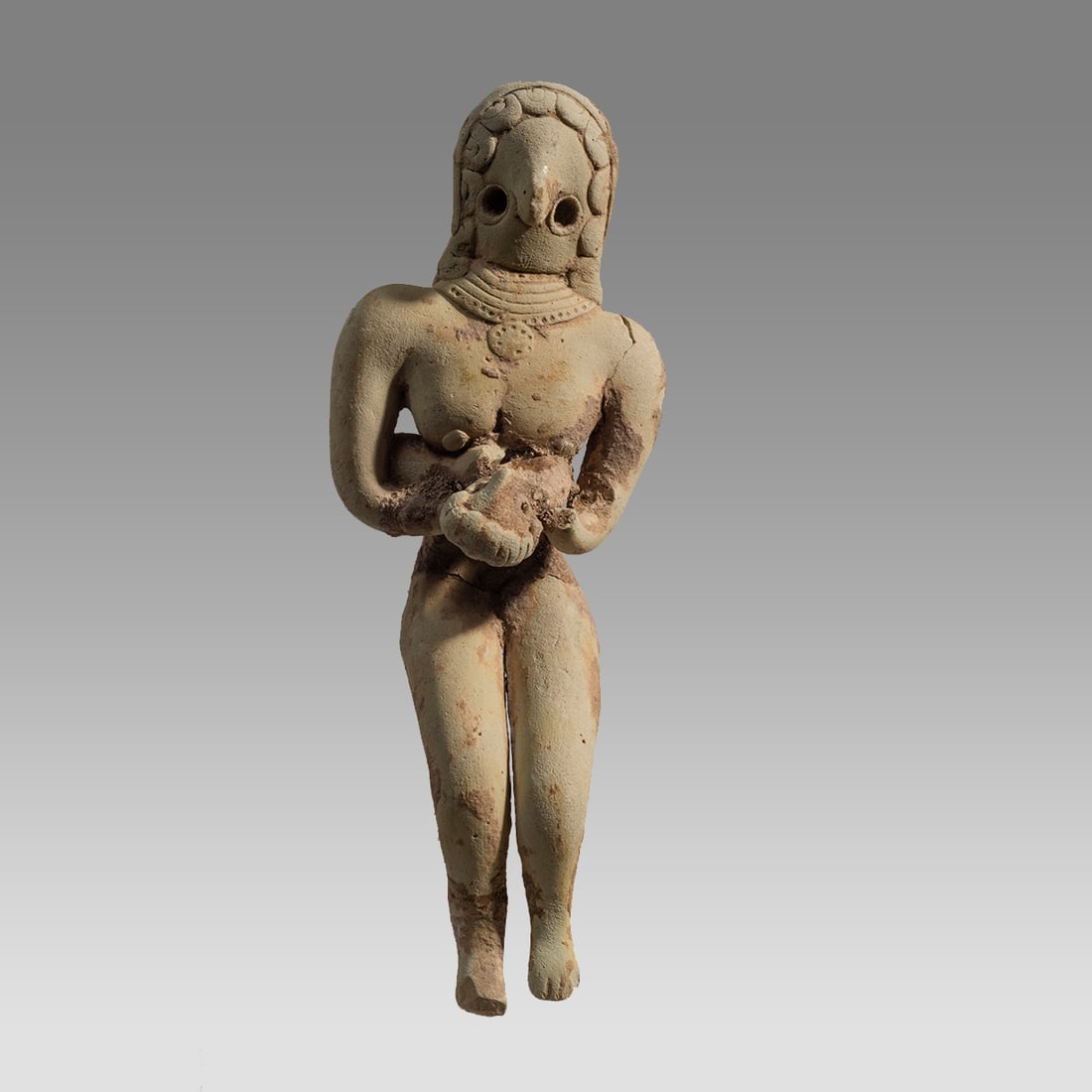 Ancient Indus Valley Terracotta Idol Holding Child c.3300-1300 BC. (1 of 3)