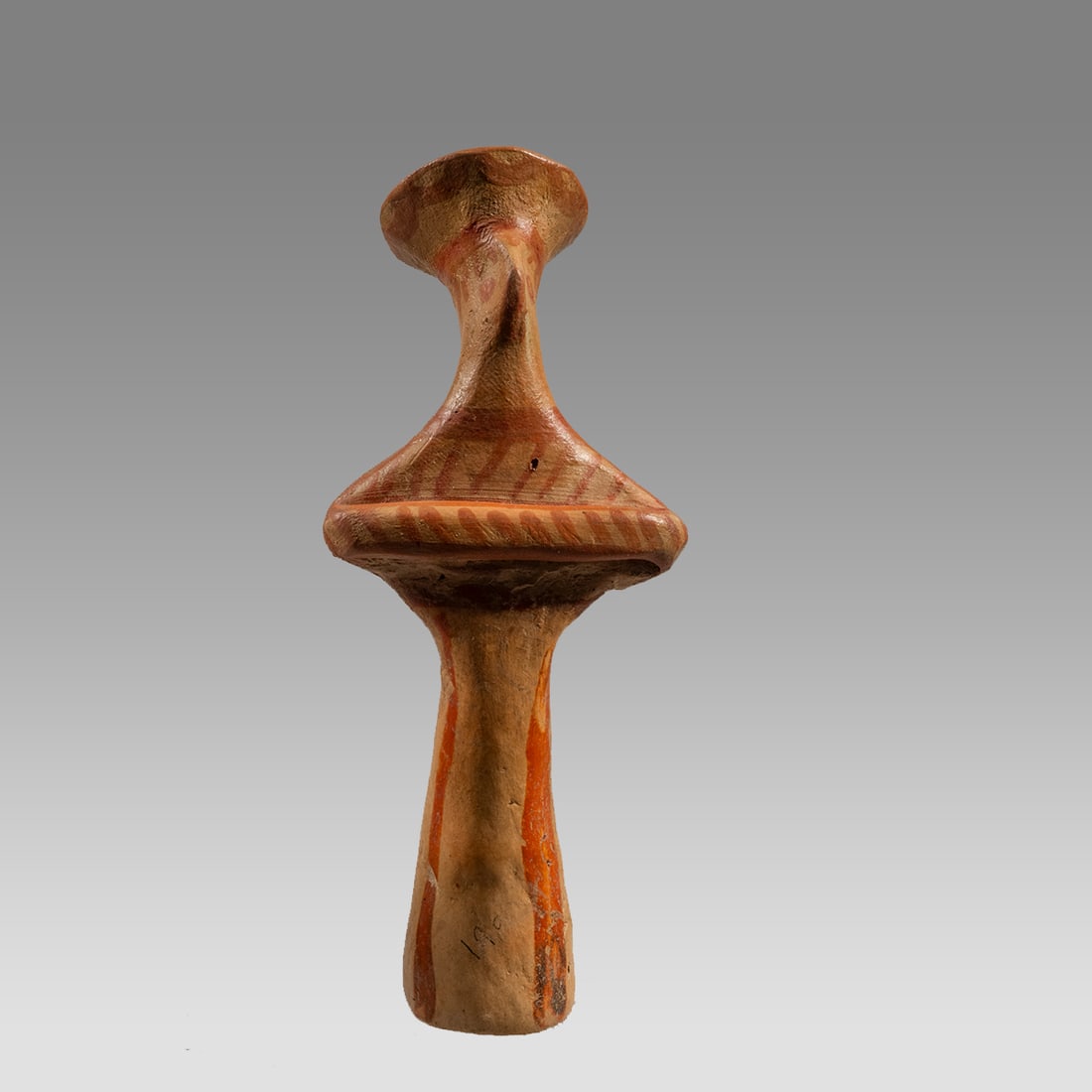 Greek Boeotian Style Terracotta Idol. (1 of 3)