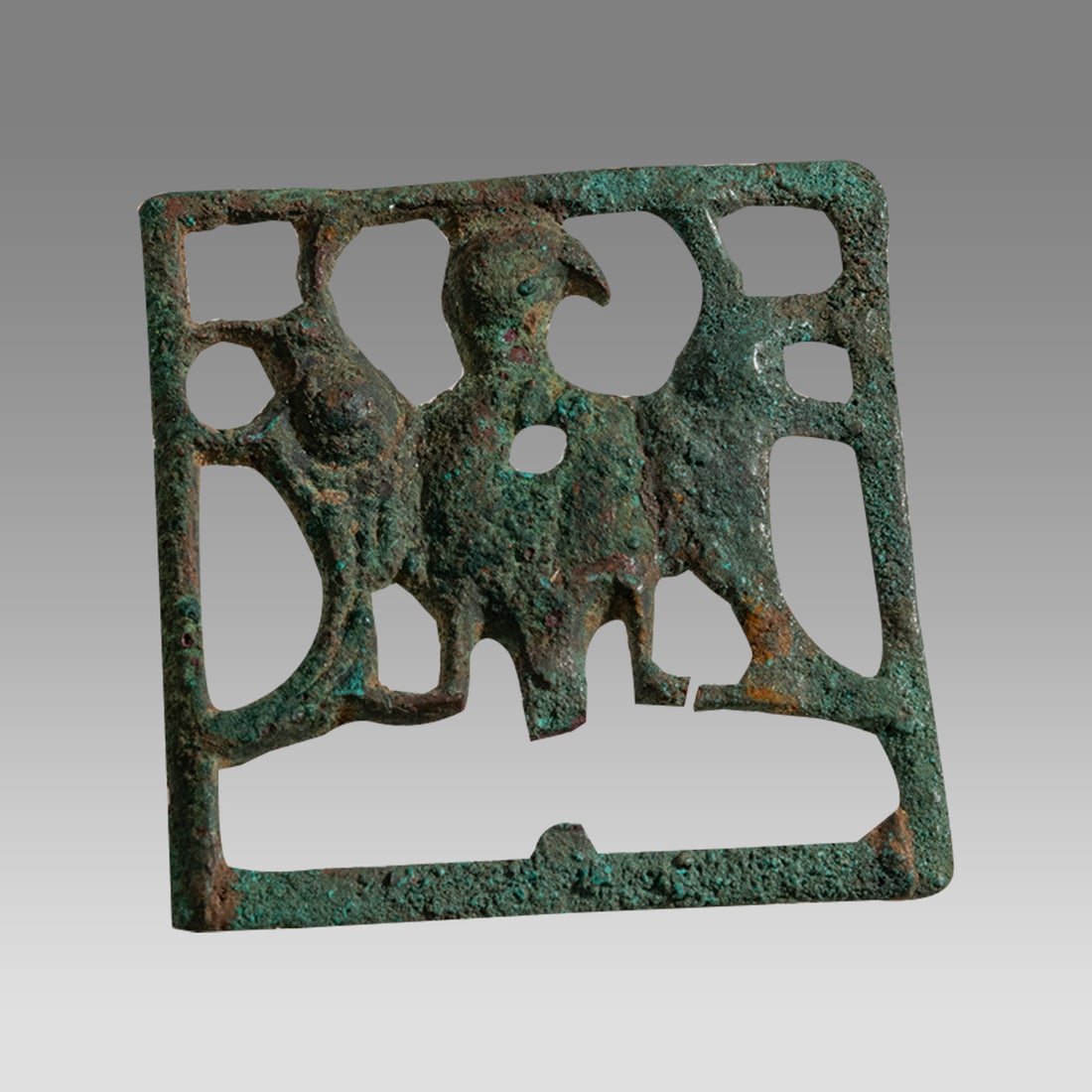 Ancient Luristan Bronze Ornament with eagle c.1000 BC. (1 of 2)