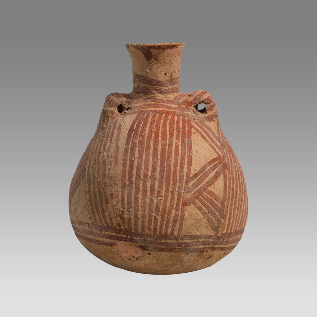 ANCIENT Holy Land Bronze Age Terracotta Vessel ca. 3rd millennium BC. (1 of 3)