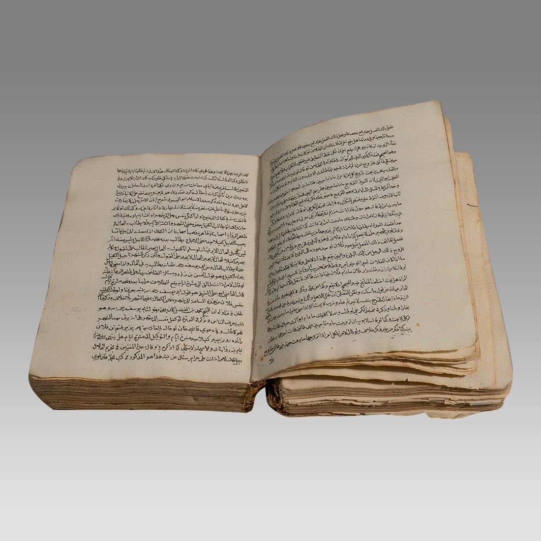 Islamic, Middle East Koran Manuscript Book, 19th century. (1 of 5)