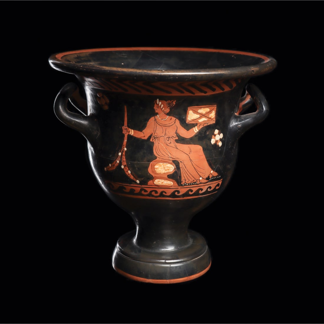 Ancient Apulian Magna Graecia, Bell Krater c.350 BC. (1 of 4)