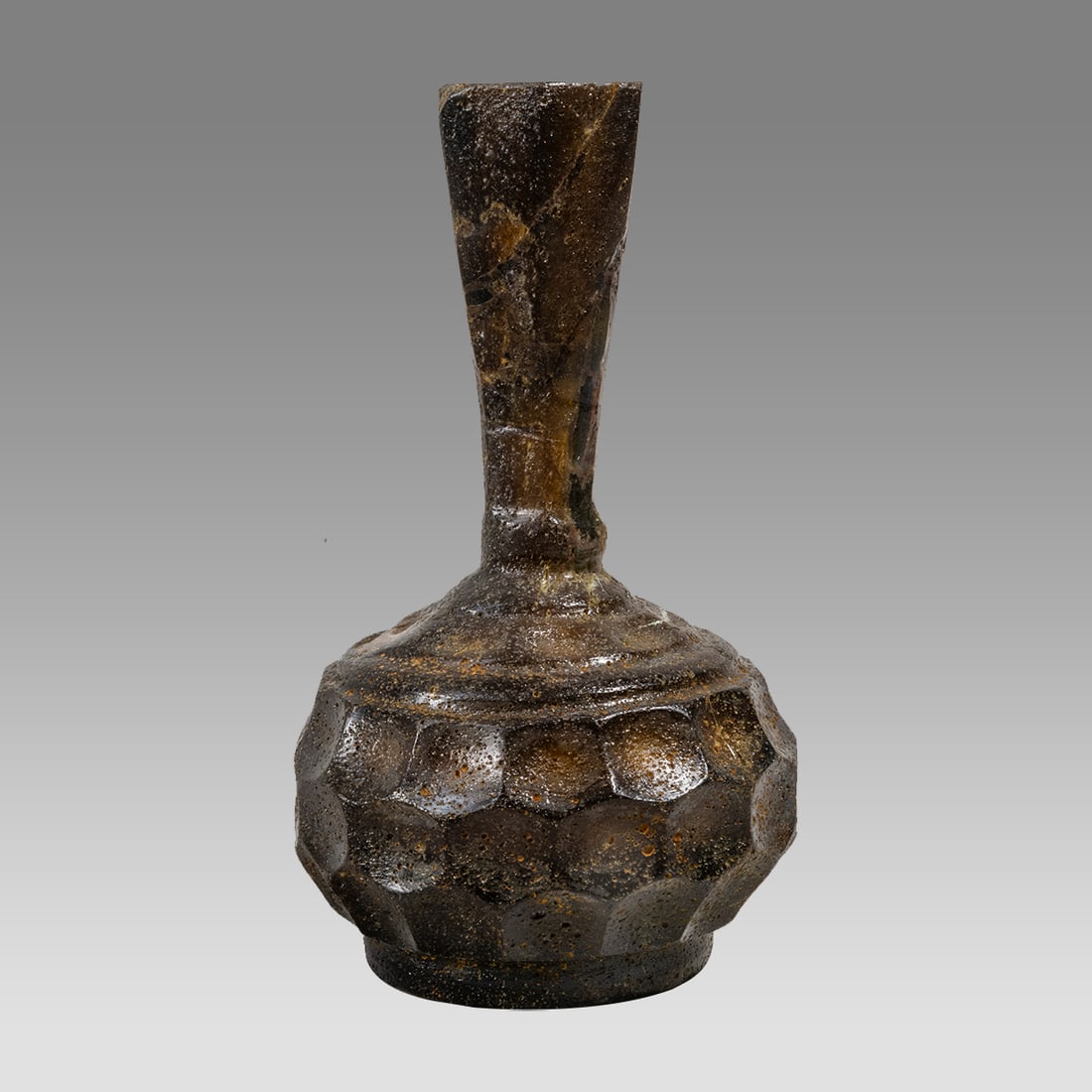 Ancient Sasanian Glass Bottle c.6th-8th century AD. (1 of 3)