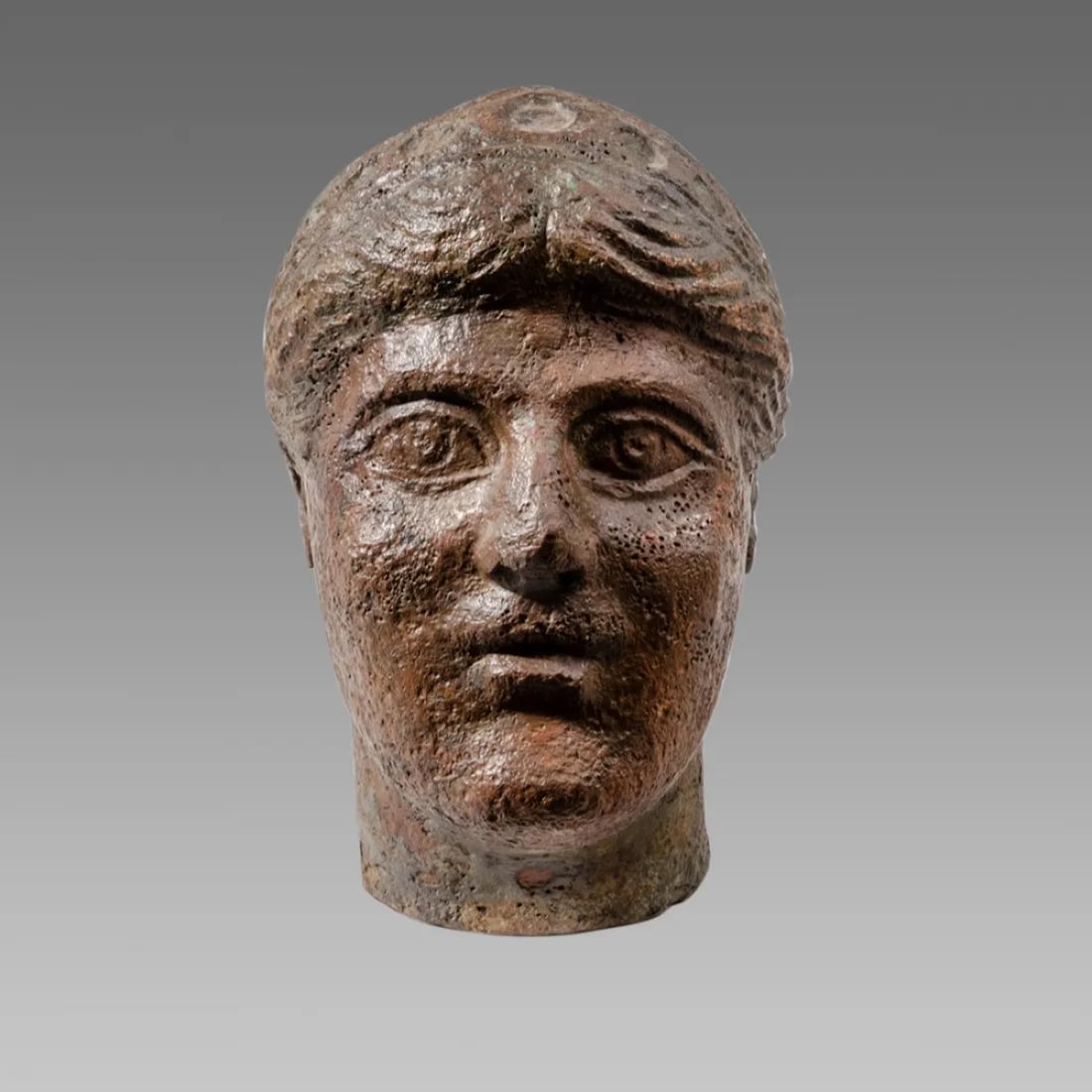Eastern Greek Style Bronze Head of a Woman. (1 of 5)