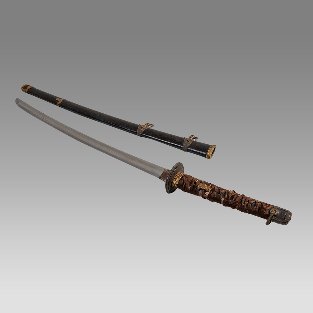 Samurai Sword Japanese Katana Sword c.19th century. (1 of 8)