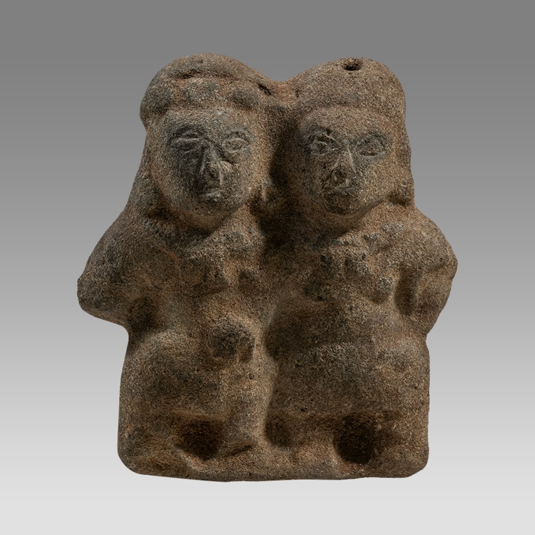 Rare Tumaco La Tolita Couple Idol Pre-Columbian, Esmeraldas, Ecuador, Tumaco La Tolita, ca. 350 BC (1 of 3)