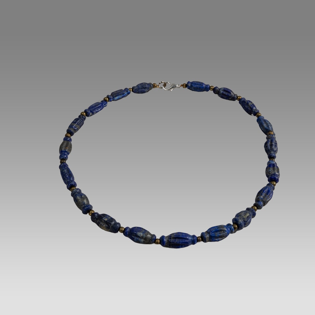 Ancient Lapis Lazuli Bead Necklace Probably Roman. (1 of 1)