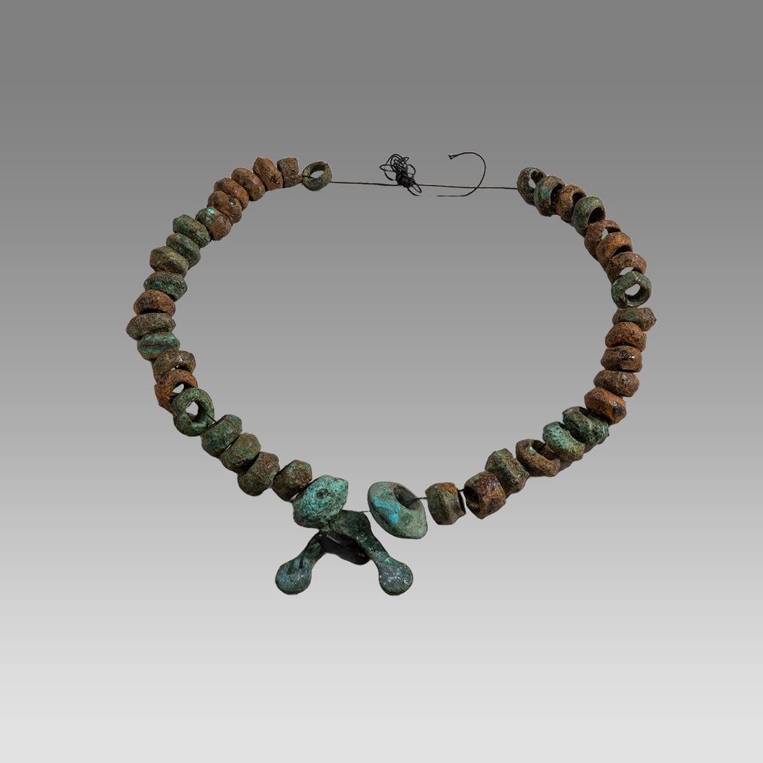 Ancient Mesopotamian Bronze Beads Necklace c.1000 BC. (1 of 1)