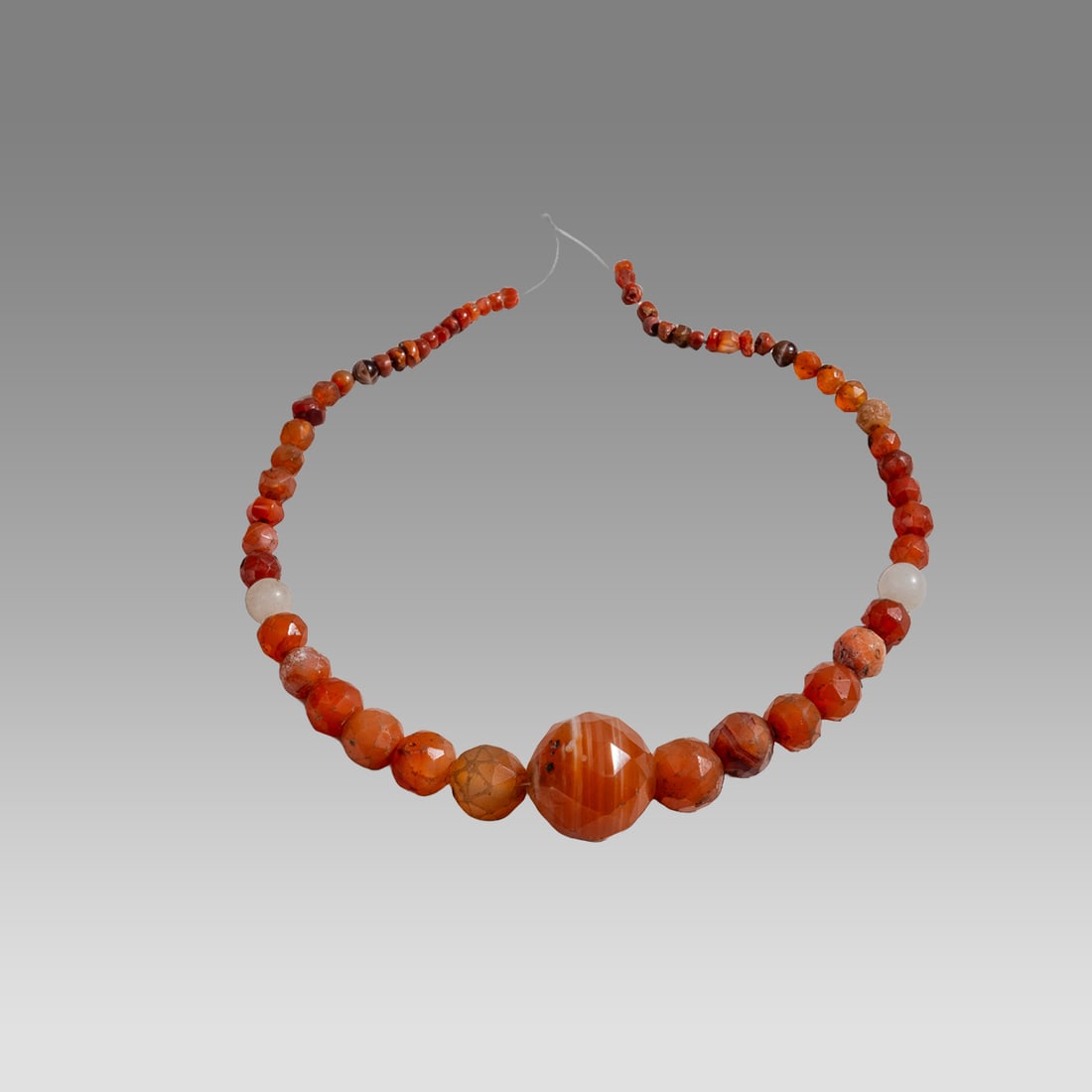 Ancient Roman/Islamic Agate Beads Necklace c.1st-8th century AD. (1 of 1)