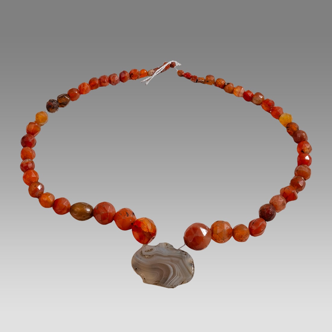 Ancient Roman/Islamic Agate Beads Necklace c.1st-8th century AD. (1 of 1)
