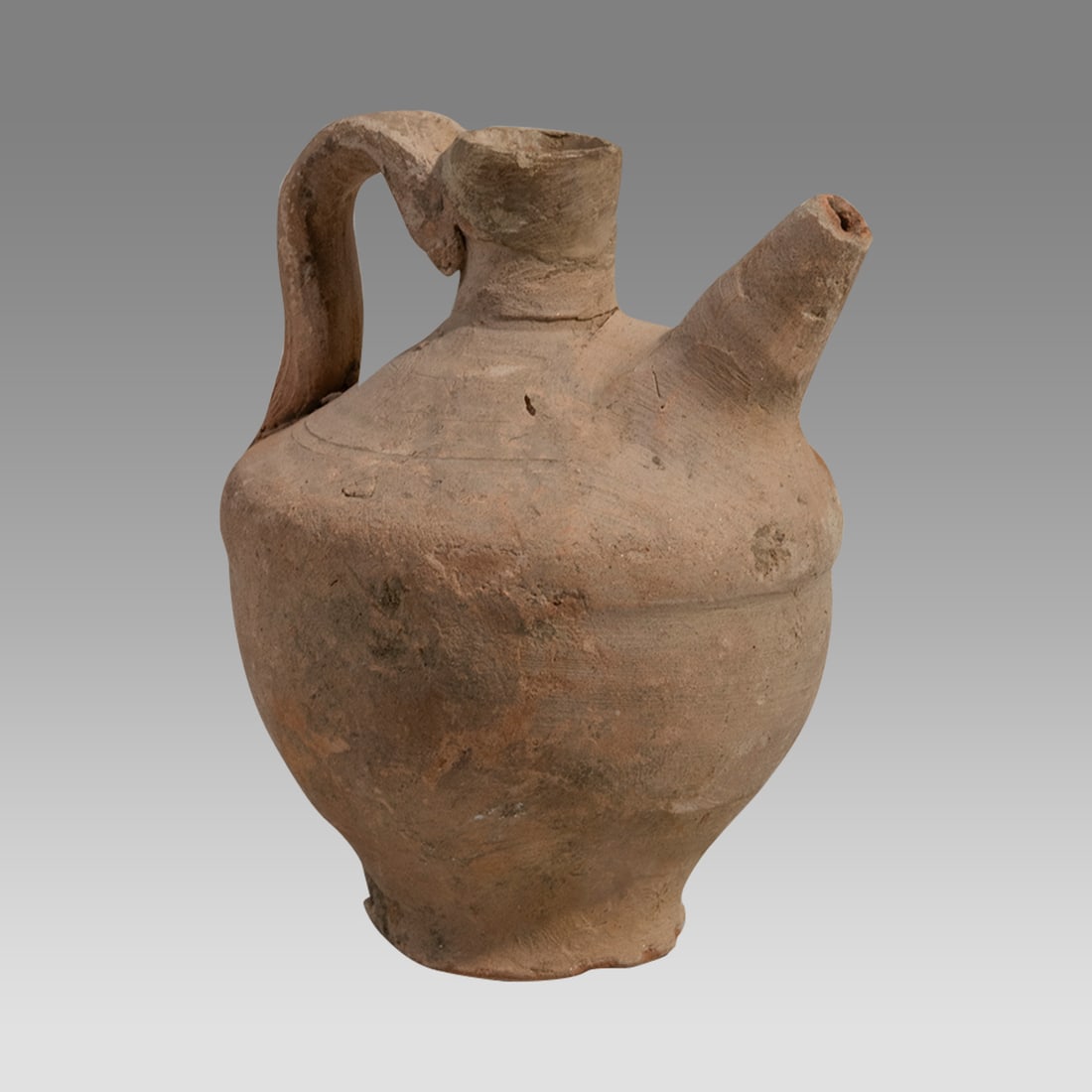 Ancient Islamic Pottery Ewer c.13th century AD. (1 of 3)
