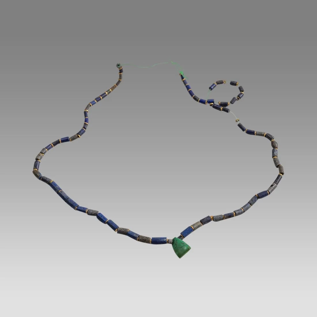 Ancient Roman Gold, Lapis Lazuli Bead Necklace c.1st-4th century AD. (1 of 1)