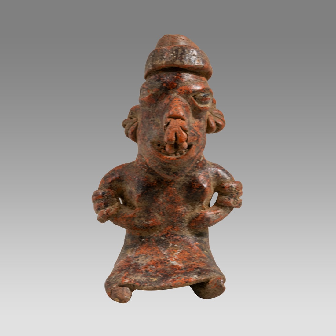 Pre columbian, Nayarit Western Mexico Female Figure c.100 BC-250 AD. (1 of 3)