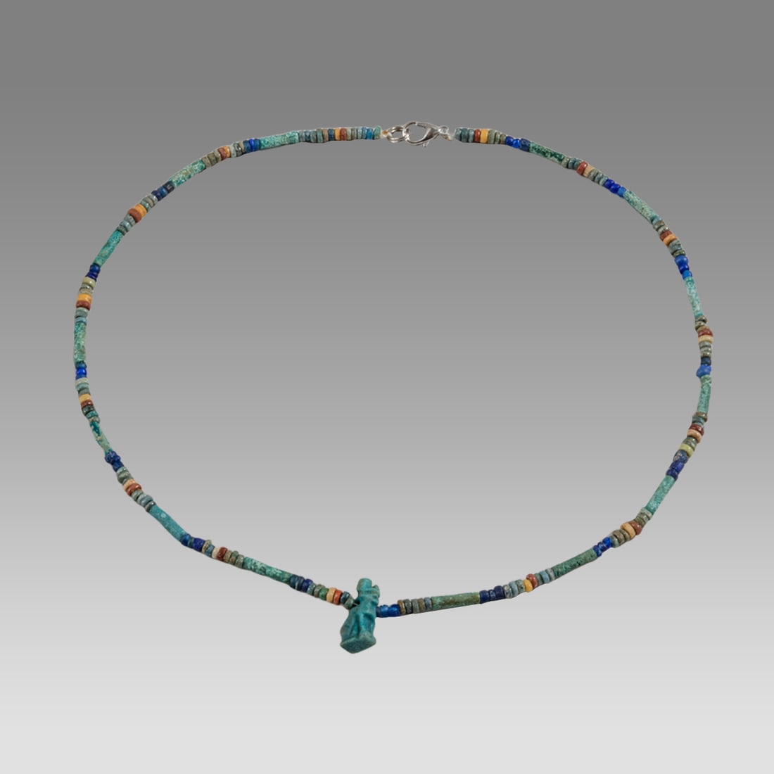Ancient Egyptian Faience, Bead Necklace c.300-50 BC. (1 of 1)
