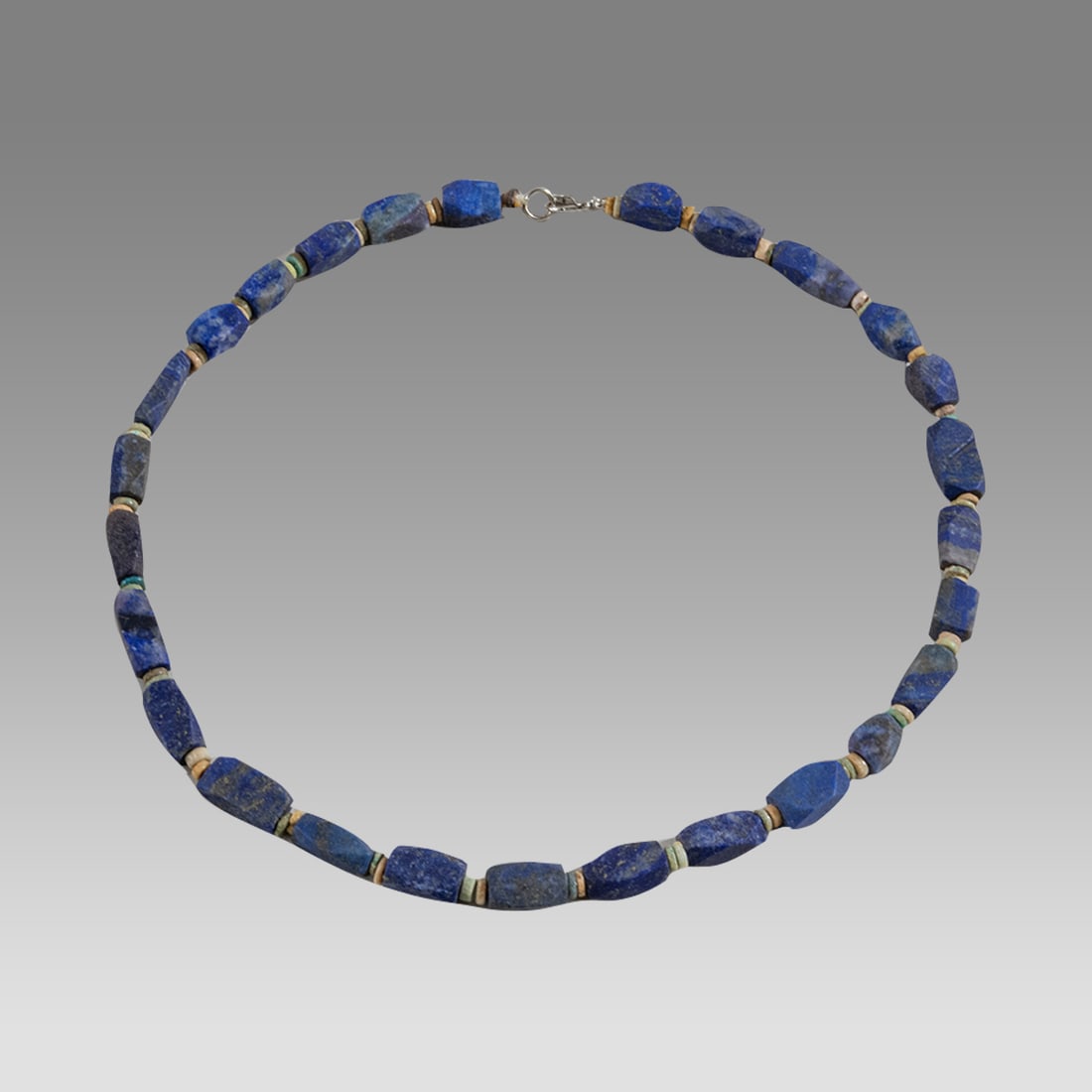 Ancient Lapis Lazuli Bead Necklace Probably Roman. (1 of 1)