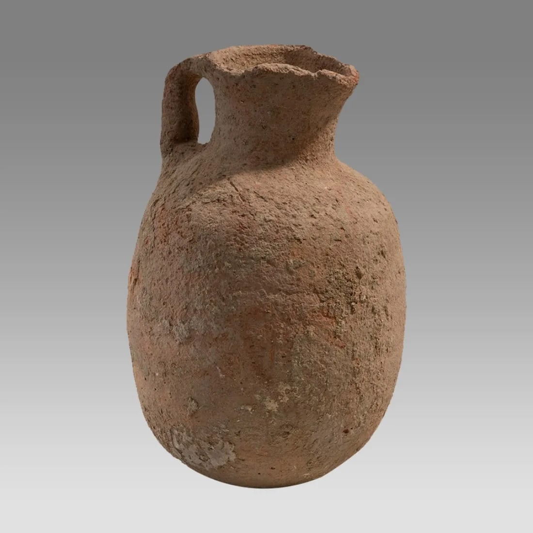 ANCIENT Holy Land Iron Age Terracotta Jug ca. 1000 BC. (1 of 3)