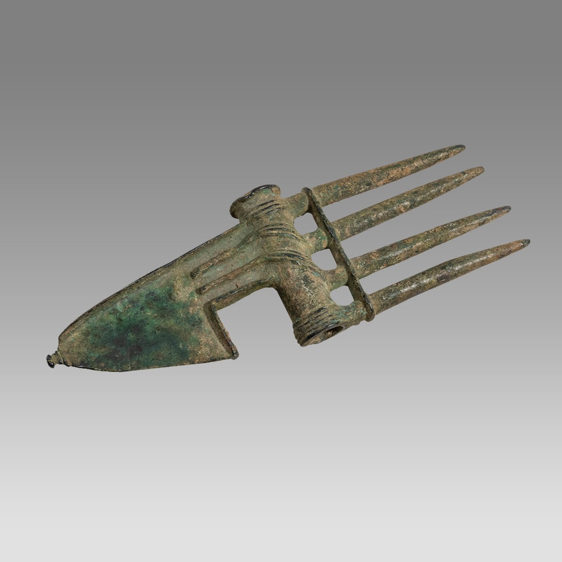 Ancient Luristan Bronze Axe Head c.1000 BC. (1 of 2)