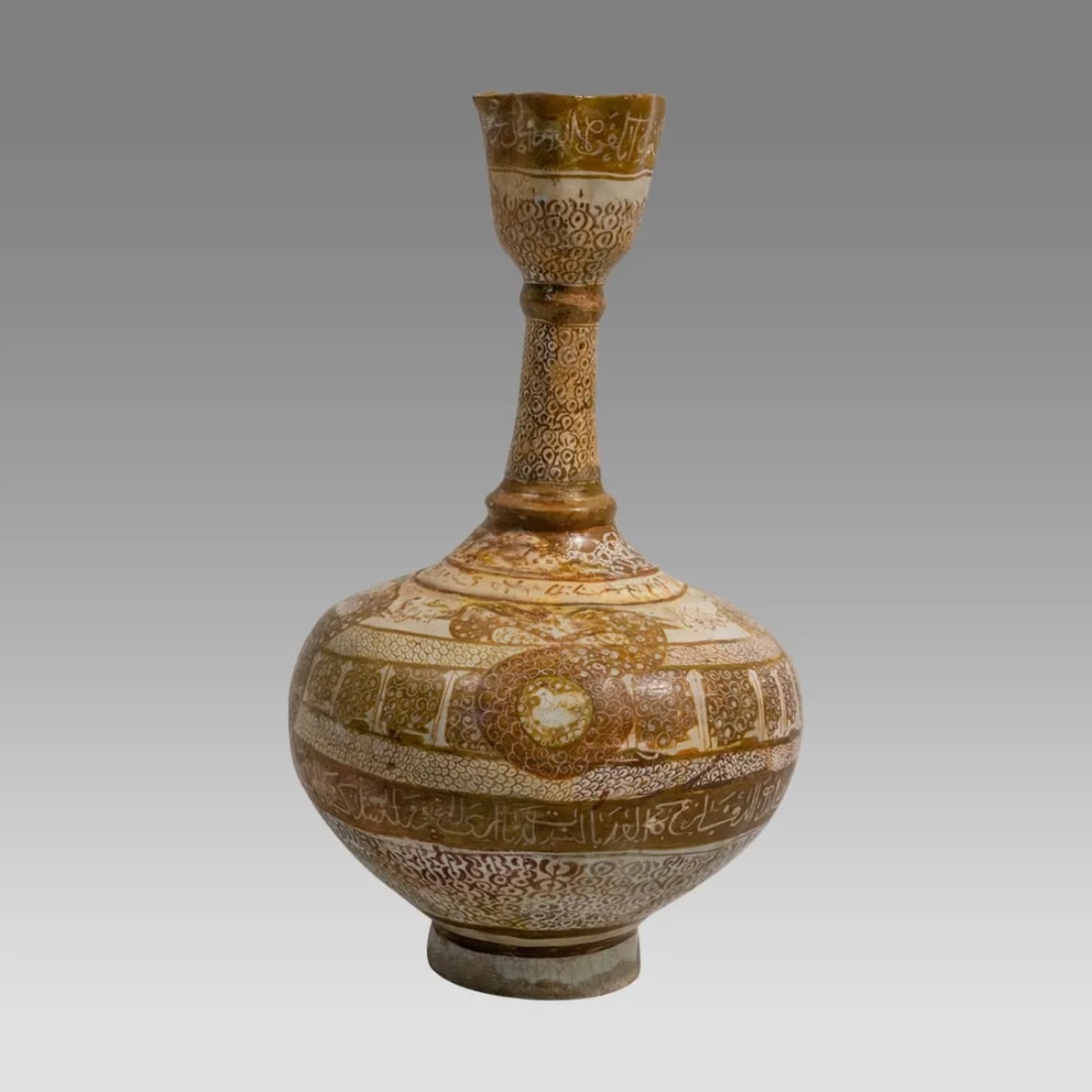 Ancient Islamic Persian Luster Ware Vase c.12th century AD. (1 of 3)