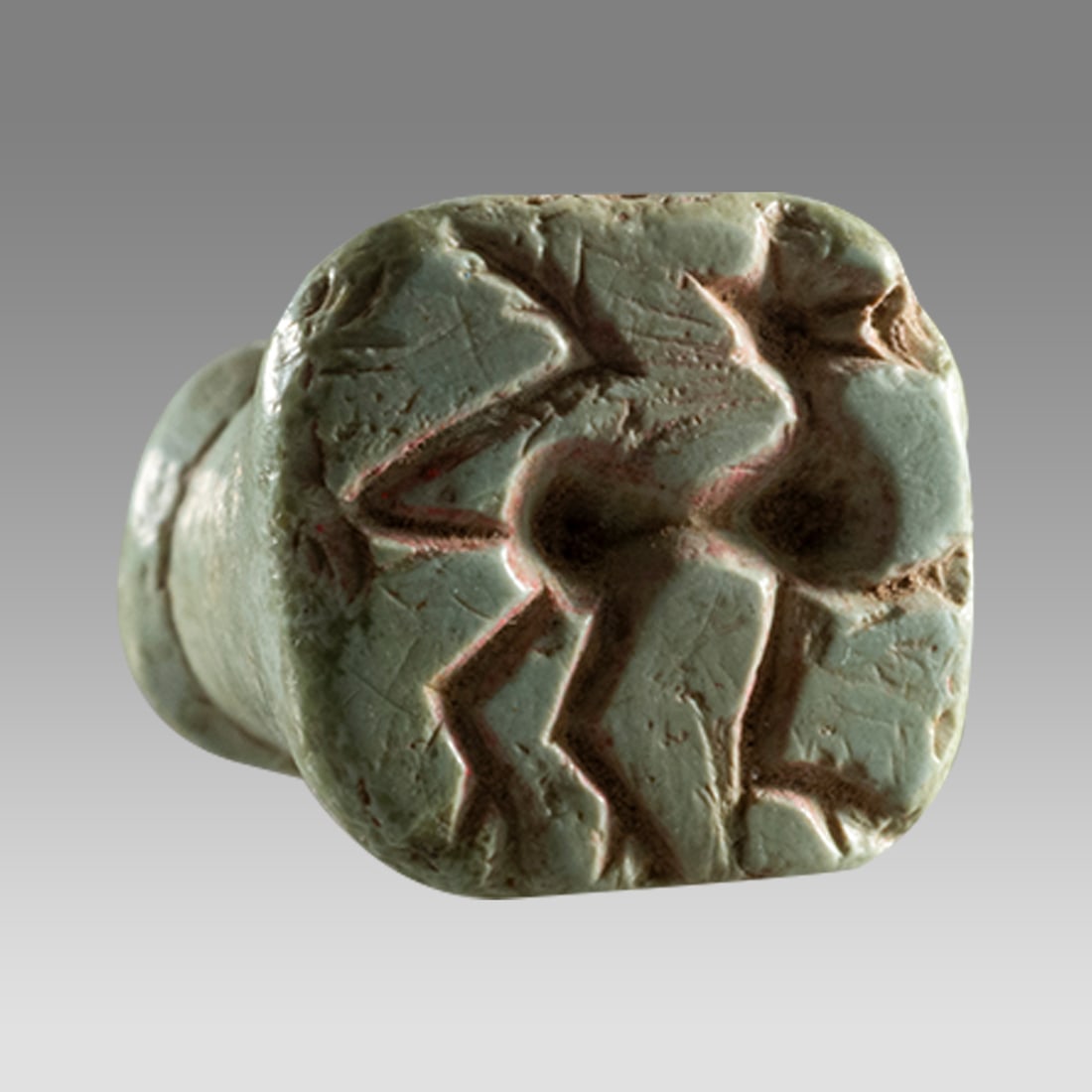 Ancient Mesopotamian Stone Stamp Seal c.600 BC. (1 of 2)