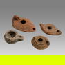Lot of 4 Ancient Holy Land Terracotta Oil Lamps c.1st century BC-3rd century AD.