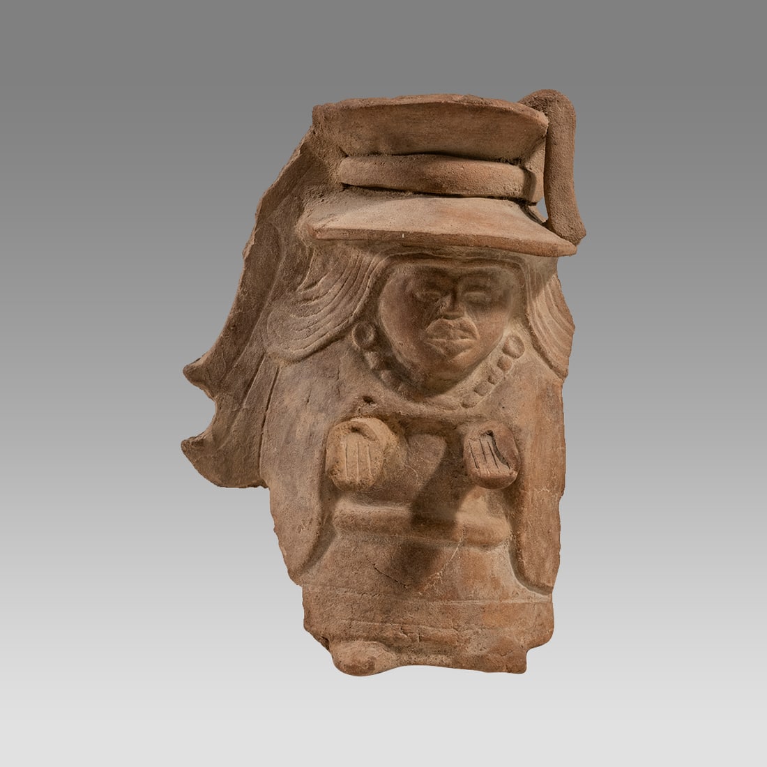 Ancient Pre-Columbian, Mayan Whistle figure c.500-800 A.D. (1 of 5)