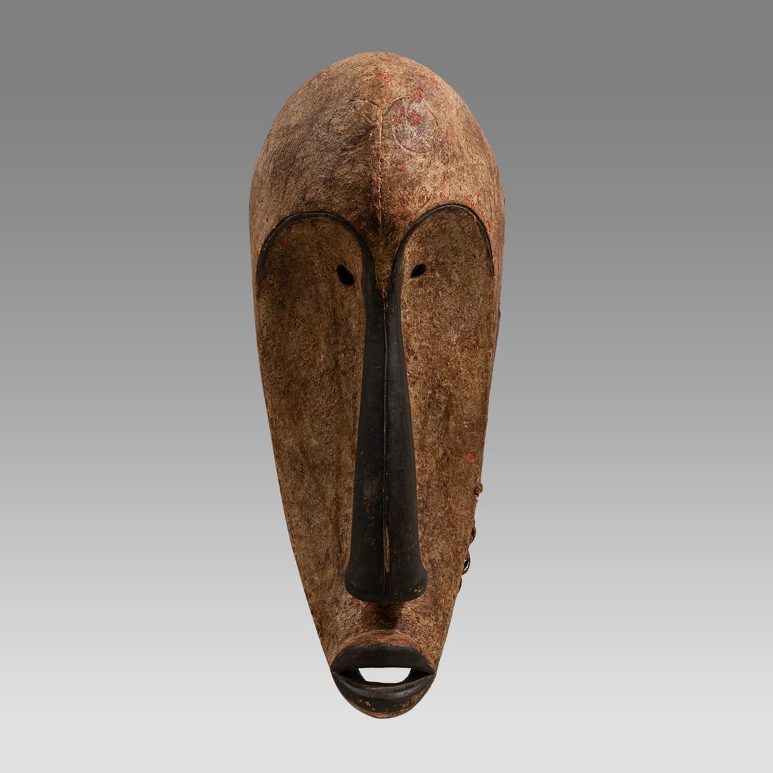 African, Gabon, Fang (Ngil) Large Hemlet Mask. (1 of 3)