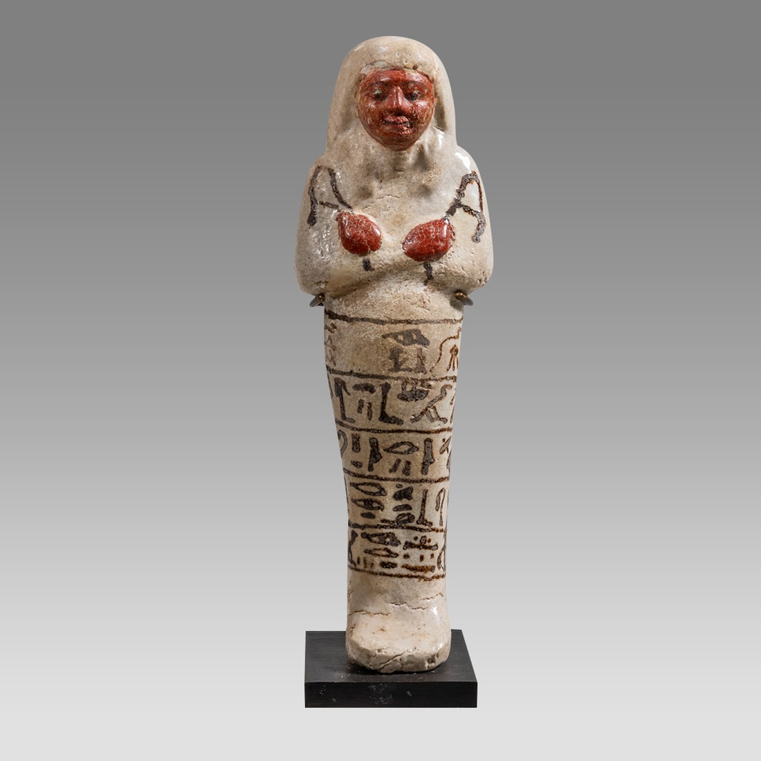 Ancient Egyptian New Kingdom White Ushabti Ca. 1570-1070 B.C. (1 of 3)