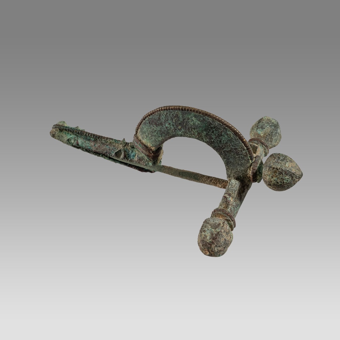 Ancient Roman Bronze Military Crossbow Fibula c.100-200 AD. (1 of 1)
